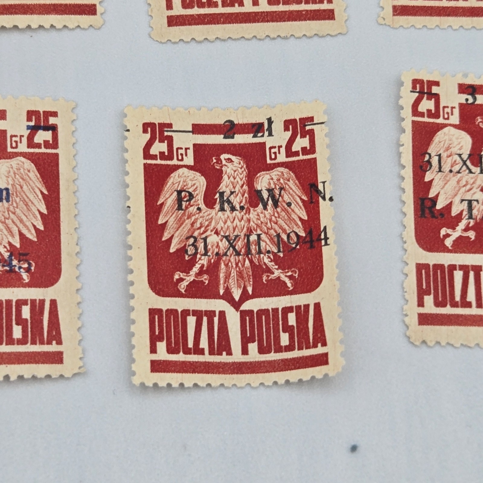 POLAND 1945 Liberation Of Polish Towns Stamps Lot Of 12 Poctza Polska Warszawa..