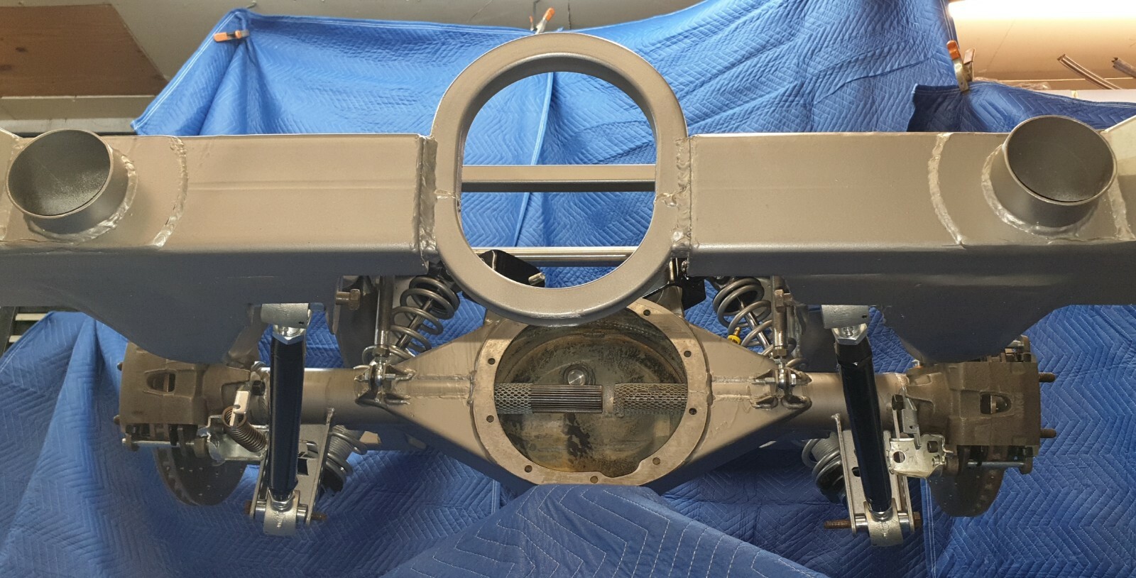 El Camino G-Body Pro Street Drag Tubbed BackHalf 4-Link Chassis Frame Race Ford9