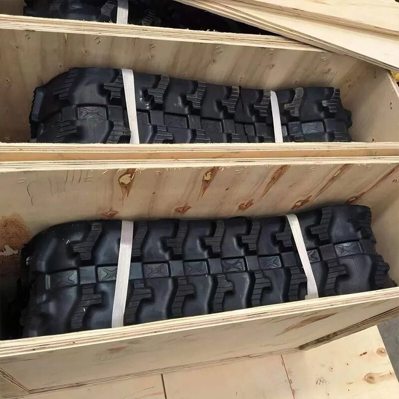 Rubber Tracks：180x72x37mm New Set of 2 for 1 Ton Mini Excavator |IN USA FOR SALE