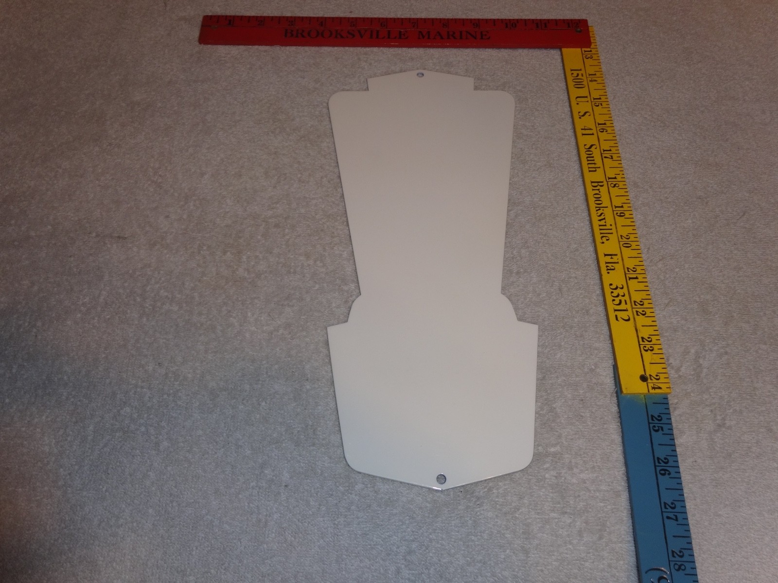 VINTAGE FORD JUBILEE DIECUT CAR & TRUCK DEALER 13" BAKED METAL GASOLINE OIL SIGN