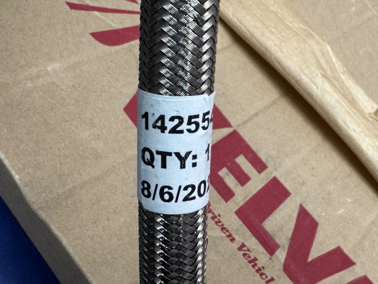 Velvac 142554 Air Compressor Discharge Hose Assembly, 5/8" X 54"