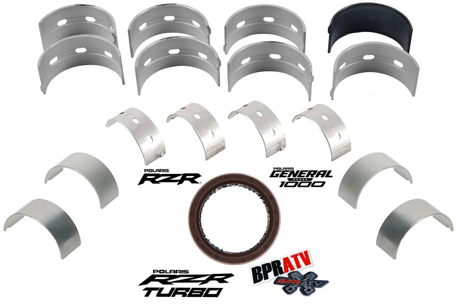 Polaris General XP 1000 RZR Ranger Crankshaft Rods Balancer Bearing Kit PTO Seal