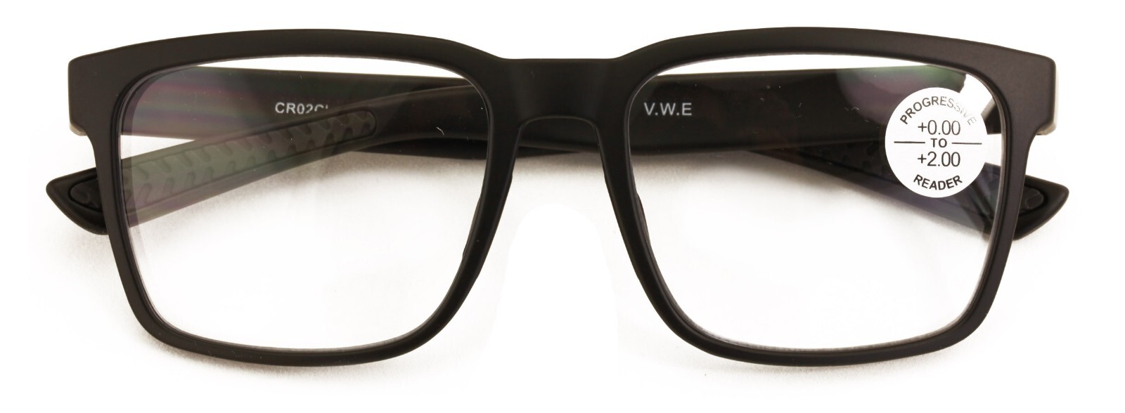 Men Progressive Reading Glasses No Line Clear on Top Bifocals Reader Rectangular