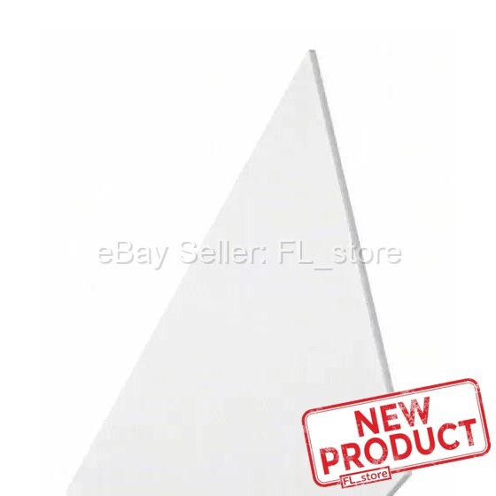 HDPE Plastic Sheet 1/16 x 24" L X 24"W High Density Polyethylene Off-White NEW