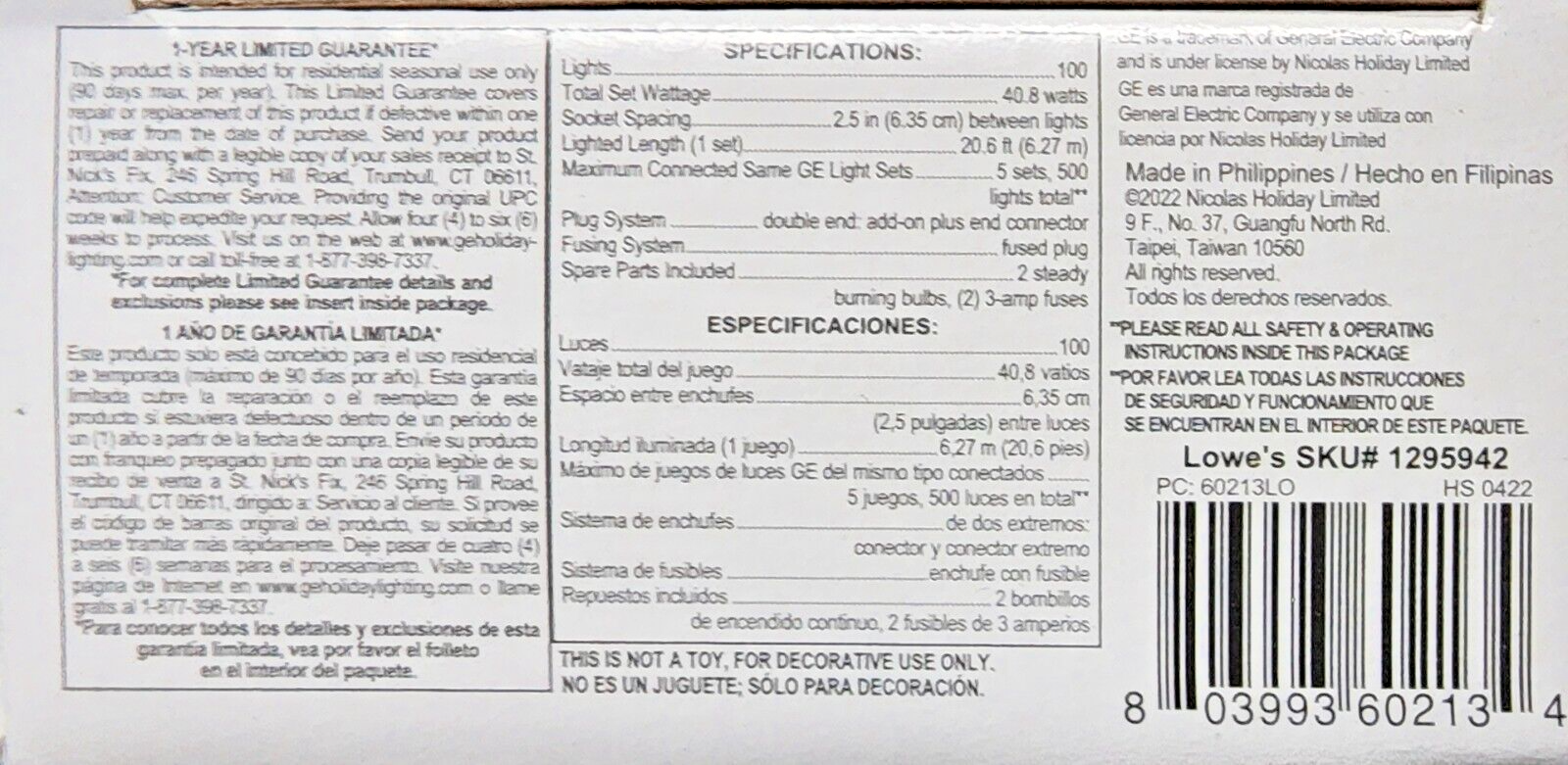 GE String-A-Long 100-Count 20.6-ft GREEN Incandescent Christmas String Lights