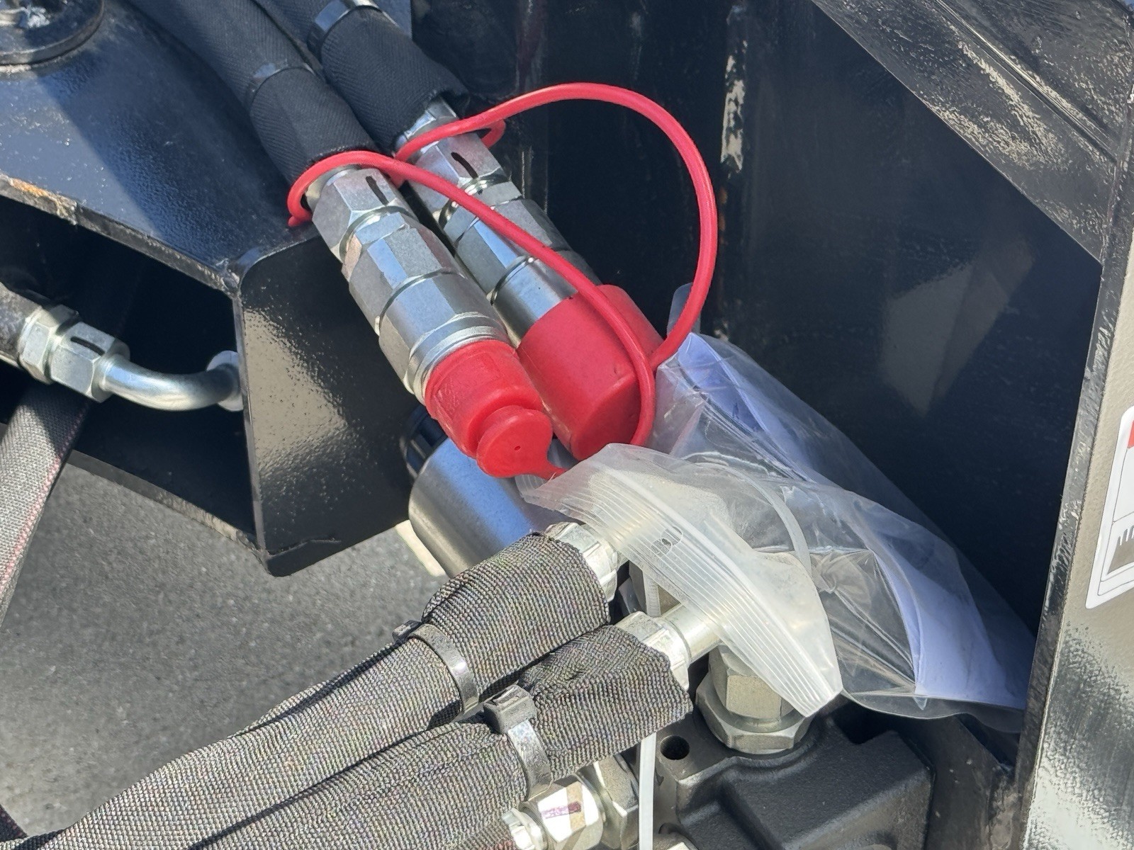 Wolverine Skid Steer Angle Broom Sweeper Heavy Duty Attachment w/Poly Brush