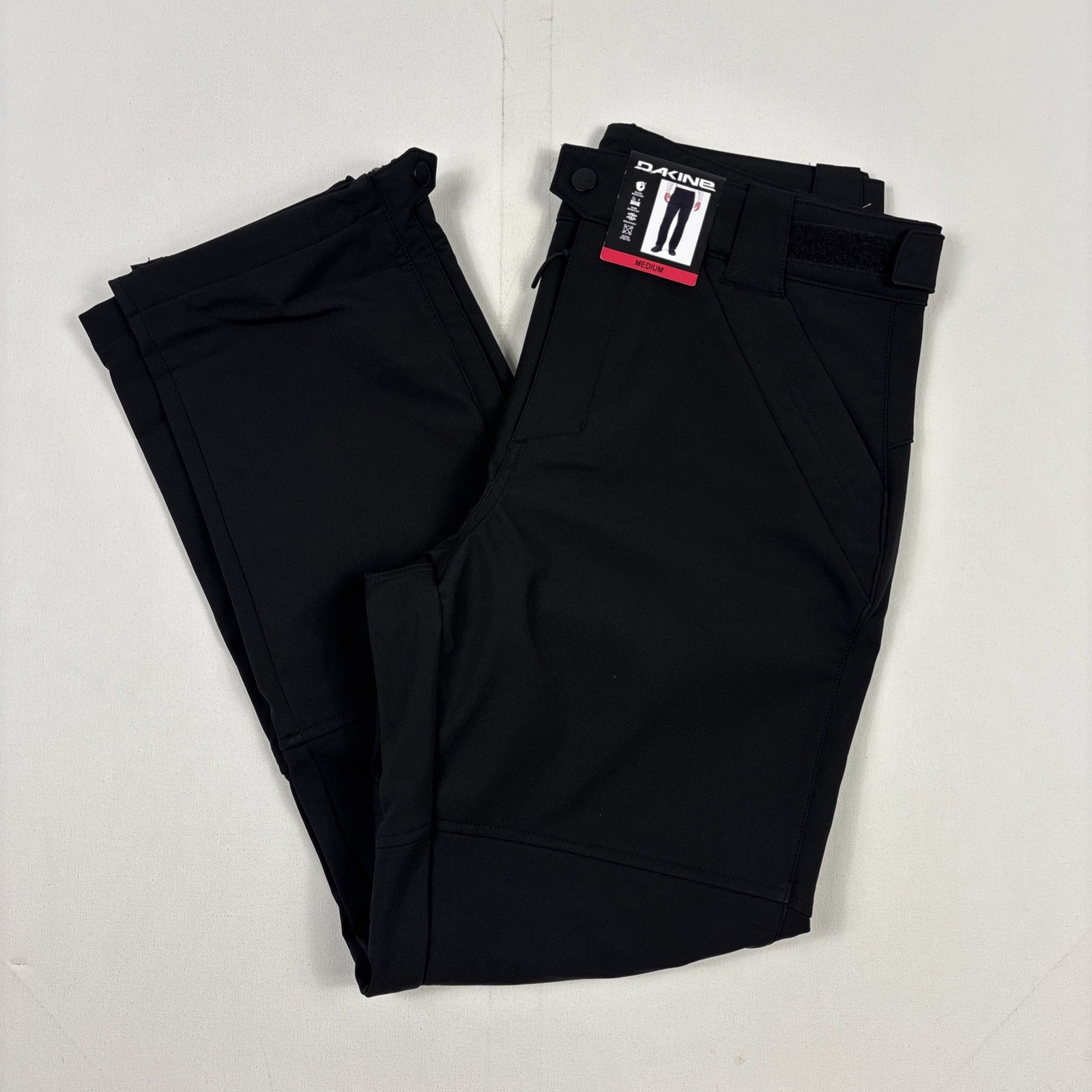 Dakine Men's Active Stretch Water Resistant Snow Pants, Black, Medium