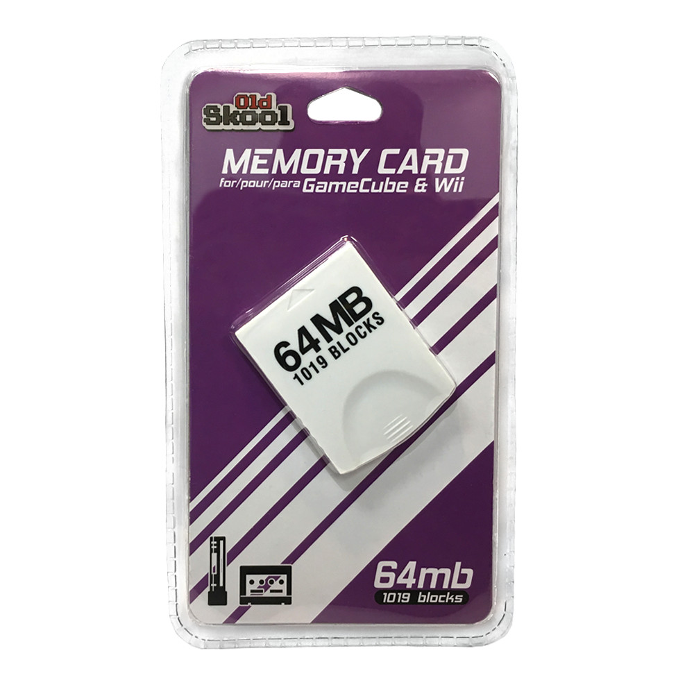 64 MB (1019 Blocks) Memory Card for GameCube and Wii - Old Skool