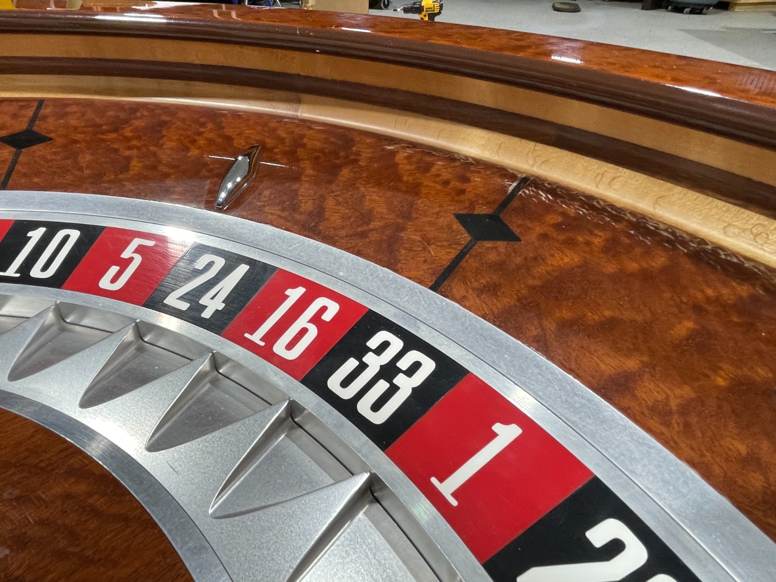 Roulette Saturn Wheel 32" Single 0 John Huxley (shipping-freight FREE) #12857