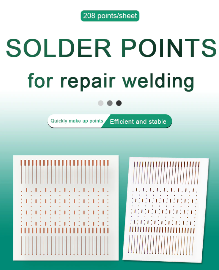 BEST Soldering Lugs Solder PCB Rework Trace Point Repair IC Pad Ripped BGA Tabs