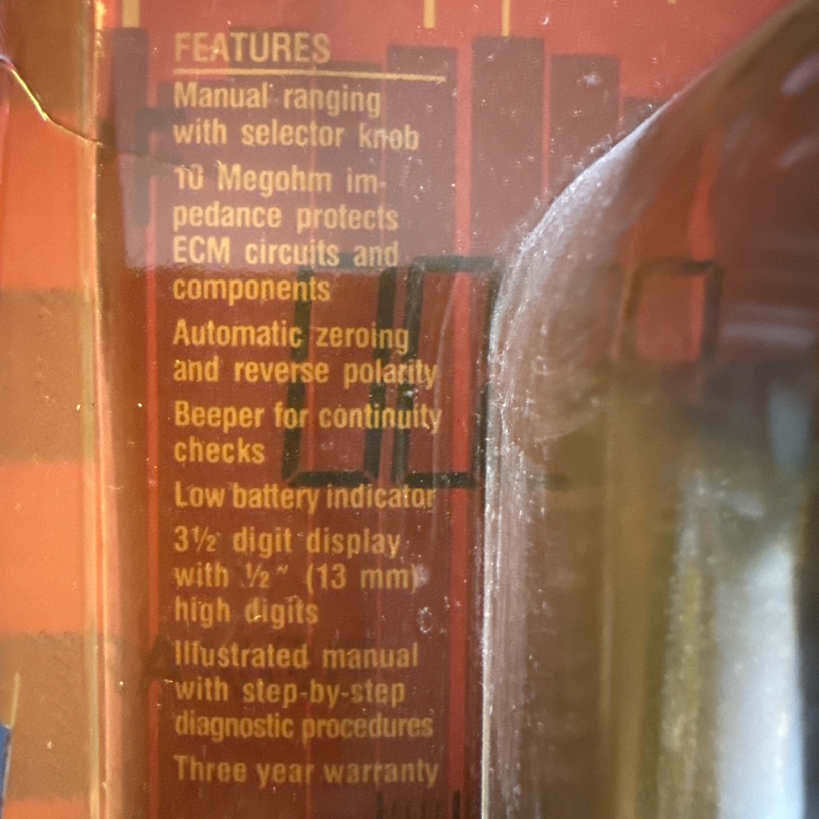 NEW VINTAGE OTC TOOLS 3495 AUTOMOTIVE MULTIMETER SERIES 50 & TEST LEADS NOS USA