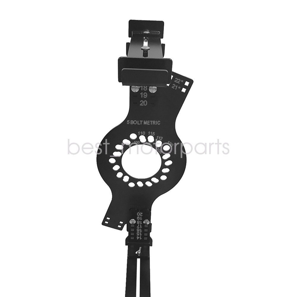 14-22 Inch 5-Lug Wheel Fitment Simulator Tool Tire Size Mockup