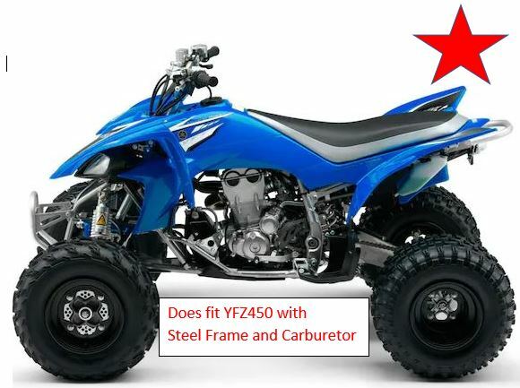 Yamaha YFZ 450 YFZ450 Case Saver Billet Aluminum Black 199 T6 L