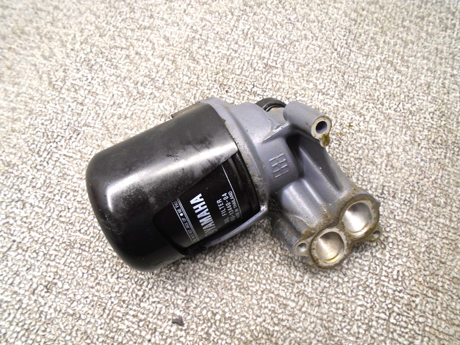 Oil Filter Base Connector Assy 69J-13446-00 Yamaha Outboard '02-'06 200-225 Hp