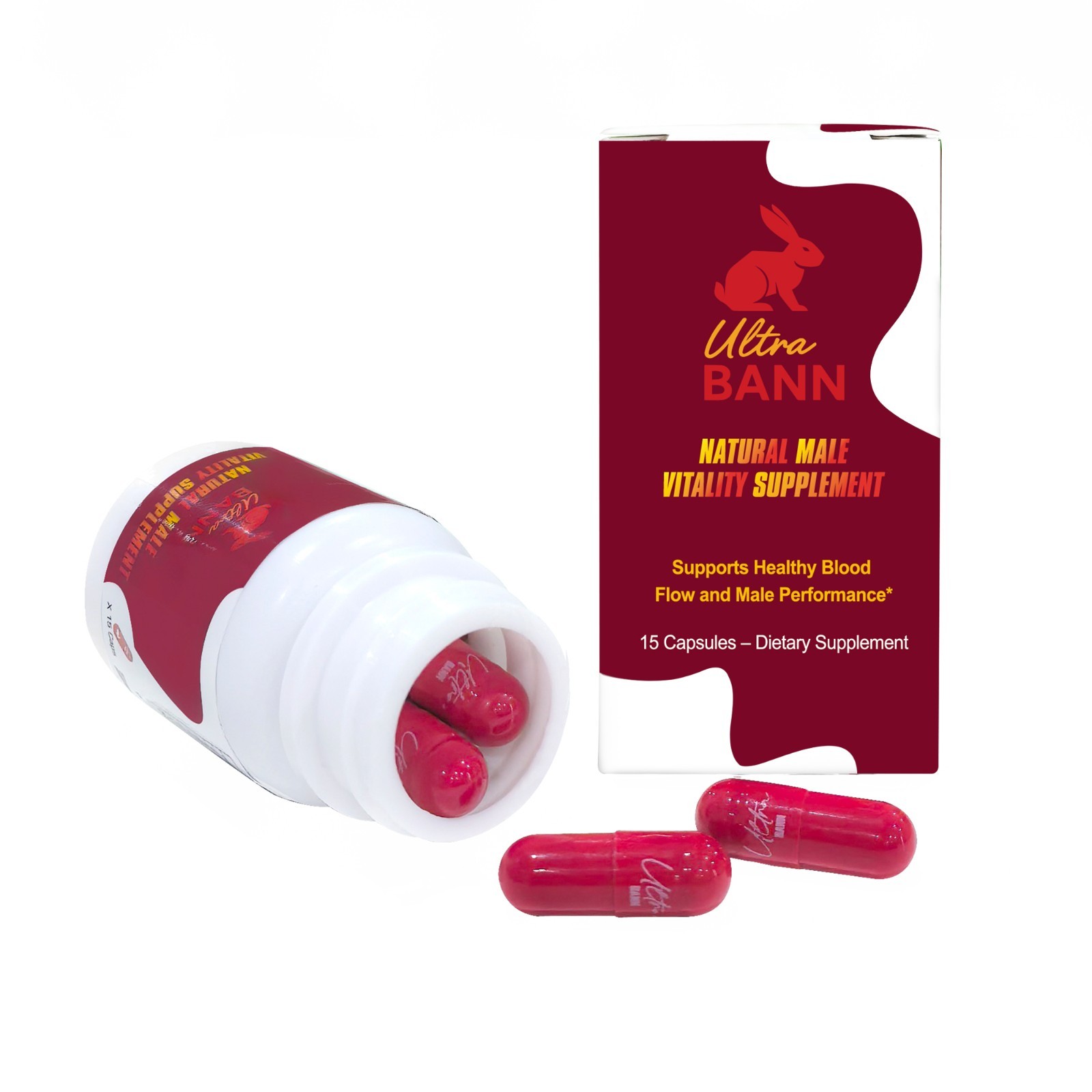 Men’s Vitality Supplement Capsules Energy Support for Men Over 40 Daily Wellness