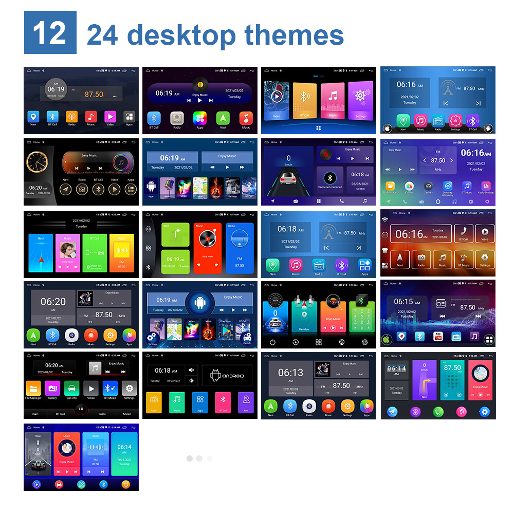 10.1" Inch Car Radio 2 Din Android 13 GPS Stereo Navi MP5 Player WiFi Quad Core