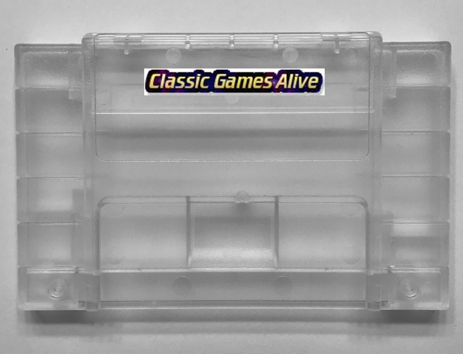 SNES Plastic Case Cart Shell Replacement Highest Quality - Super Nintendo GOLD