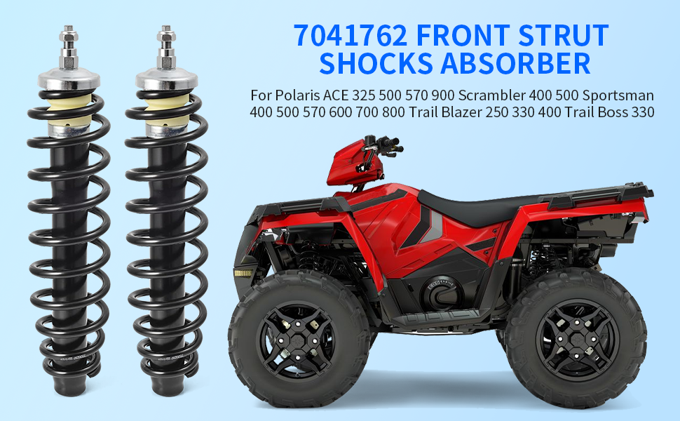 Front Shock Strut Absorber Kit for Polaris Sportsman 500 400 450 570 600 700 800