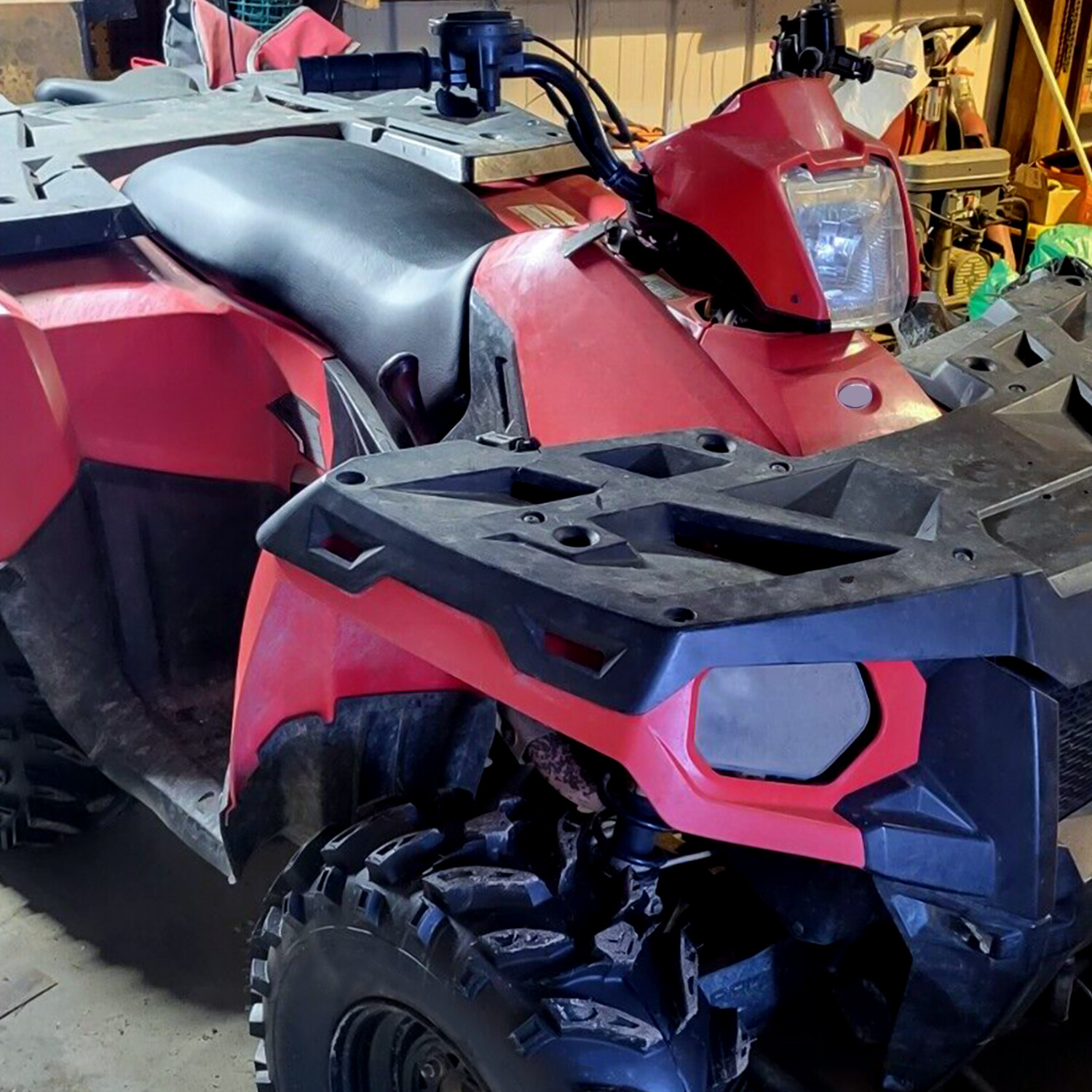 Complete Seat Black for Polaris Sportsman 500 2005-2013 Except Touring x2