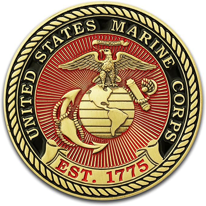United States Marine Corps Sergeant E5 Challenge Coin