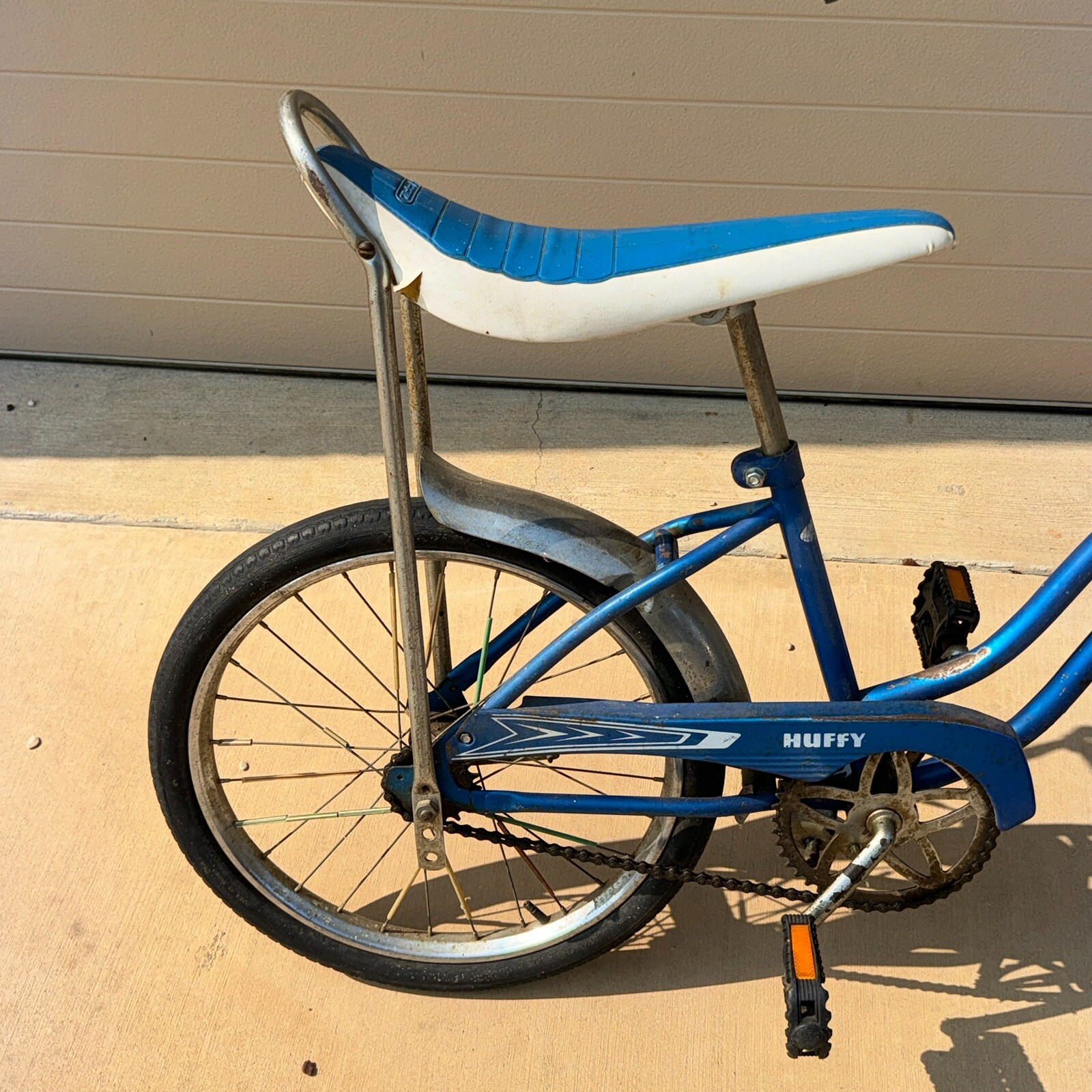 Western Flyer Huffy Bike Muscle Bike Blue White Huffy Banana Seat