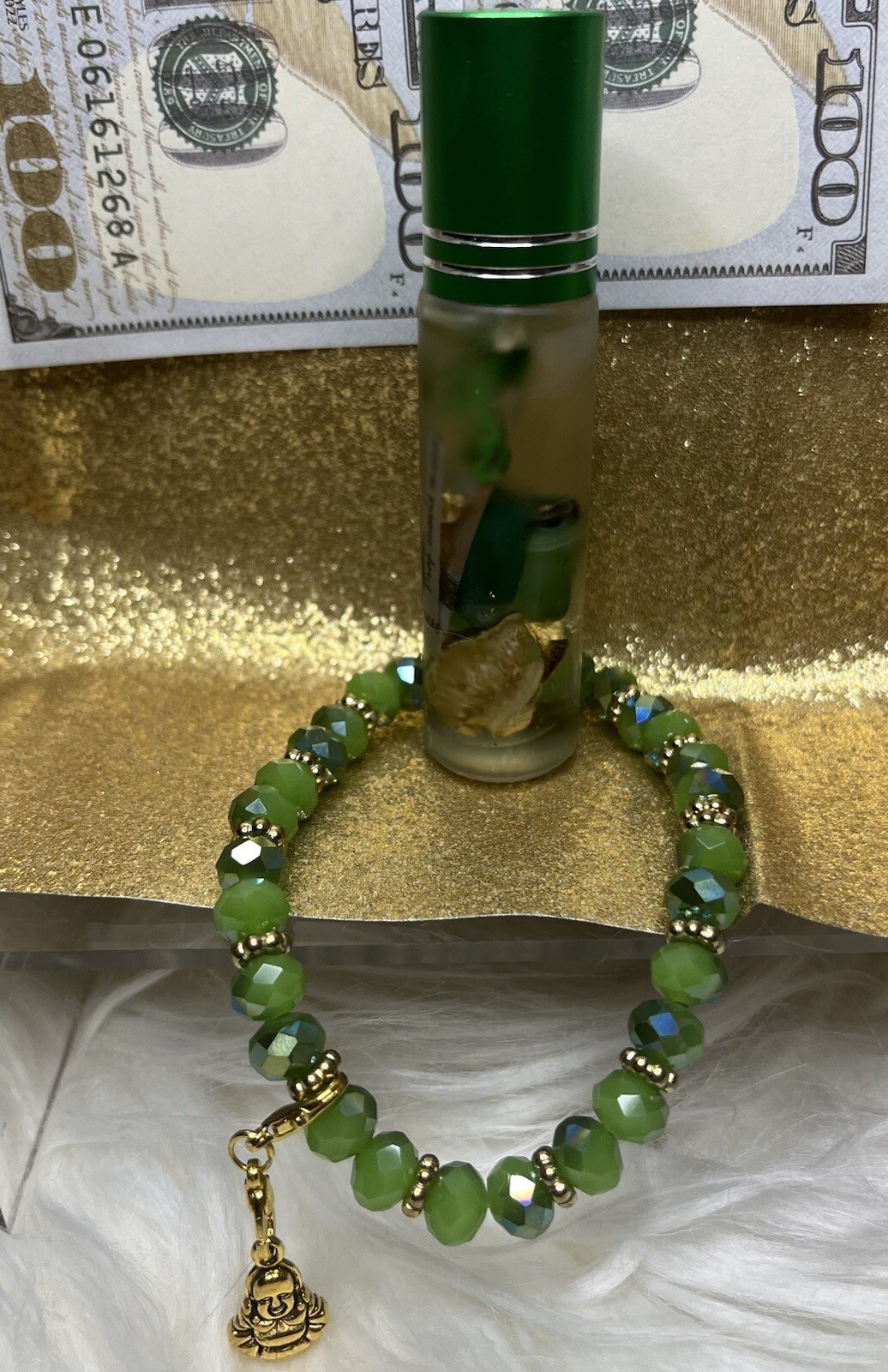 ✨”I’M RICH B*TCH”✨•Money Drawing•Conjure Spell Oil + TALISMAN•VOODOO•HOODOO