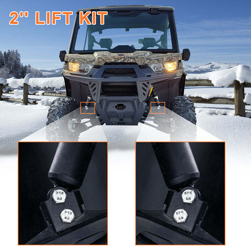 2" Bracket Lift Kit for Can-Am Defender HD5 HD10 HD8/ MAX HD8 4x4 2018-2023