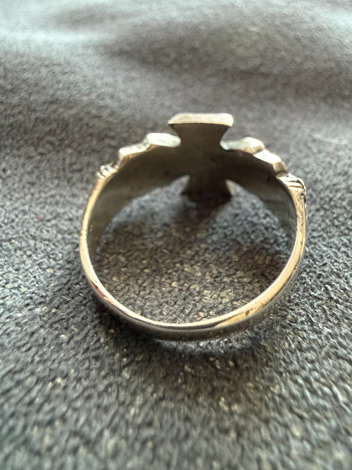 WW2. German silver ring. World War II.
