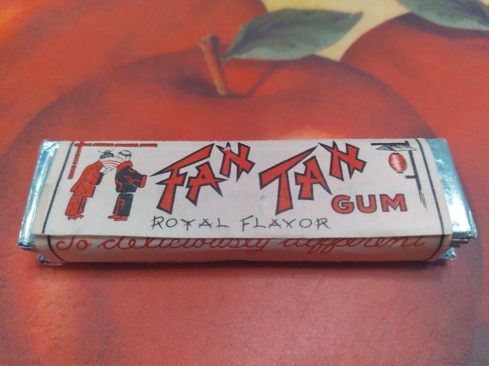 Vtg 1920's American Chewing Gum Wrapper Full 5 SticksPack Fan Tan