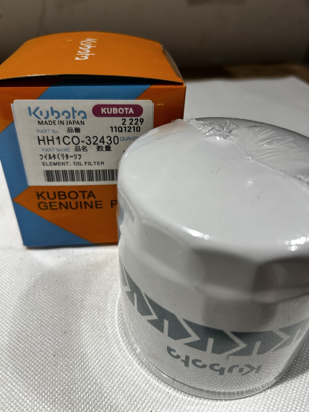 Genuine Complete Filter Service Kit for Kubota SVL97-2 Track Skid Steers