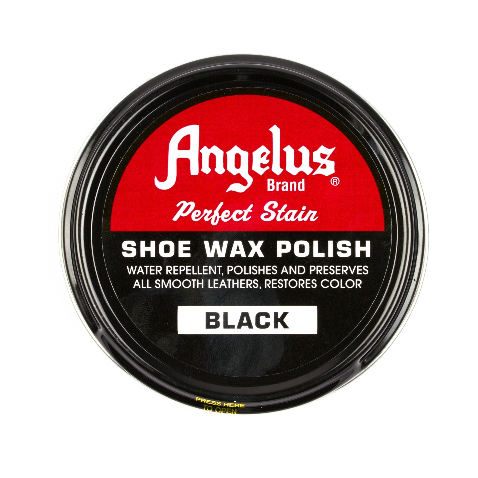 Angelus Shoe Boot Polish Shine Leather PASTE WAX Protector Waterproof 3 oz Can