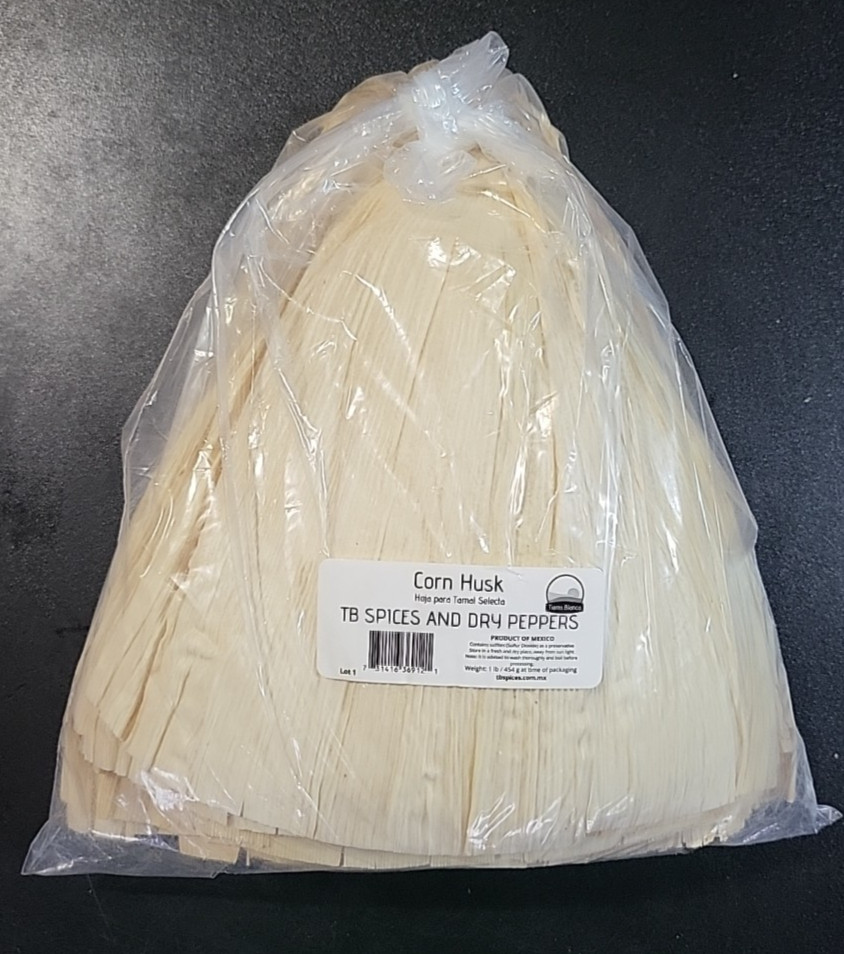 Hojas Para Tamal De Mexico Paquete de 1 Libra Caja De 10 Paquetes