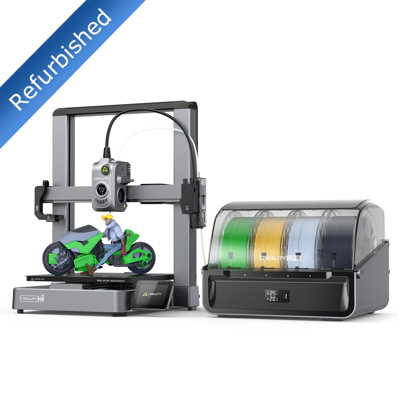 【Refurbished】Creality Hi Combo 3D Printer with CFS Automatic Filament Selection