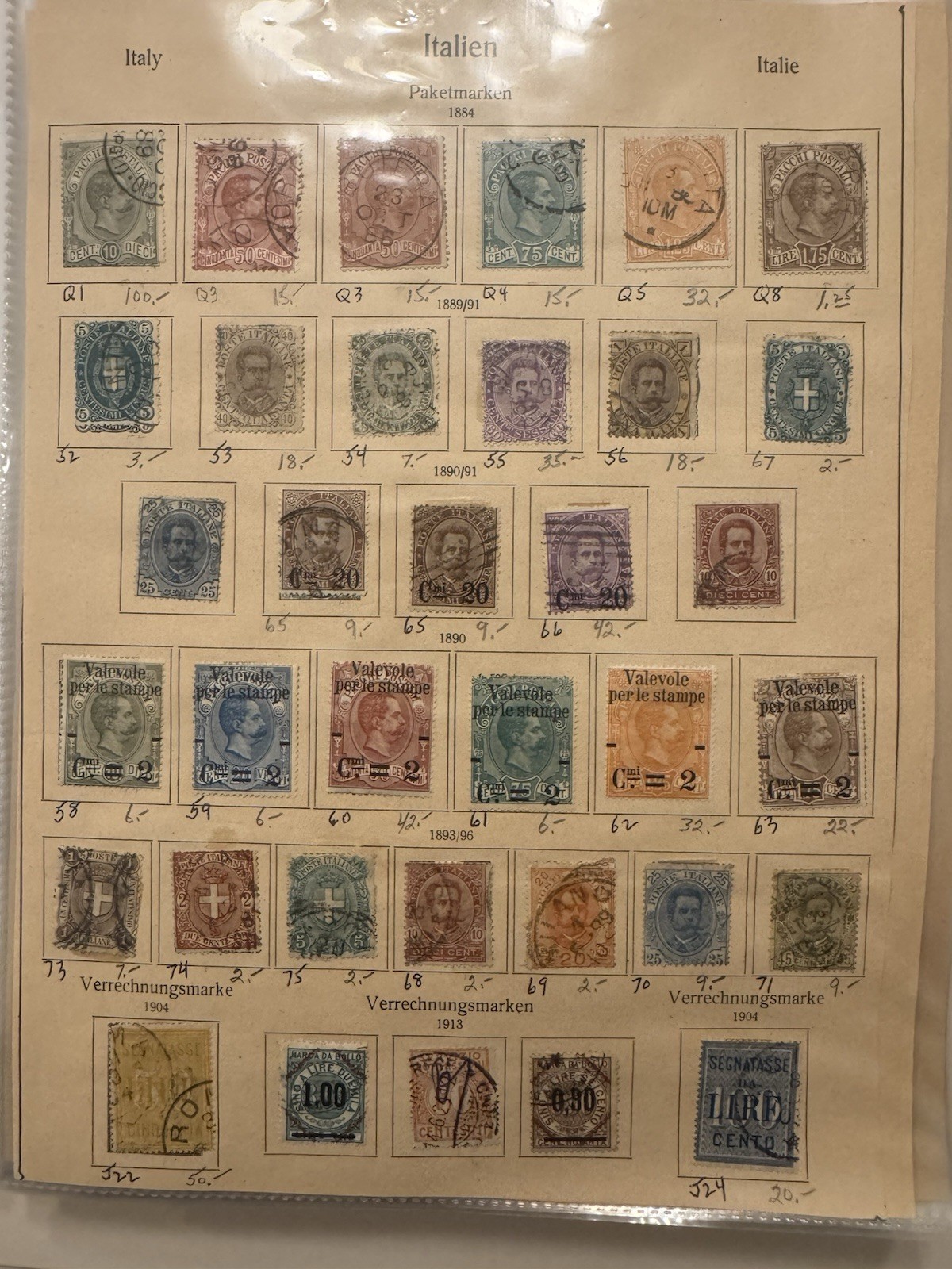 Italy Stamp Collection 2000+ Stamps Italy, Italian Themed, BV $10k+