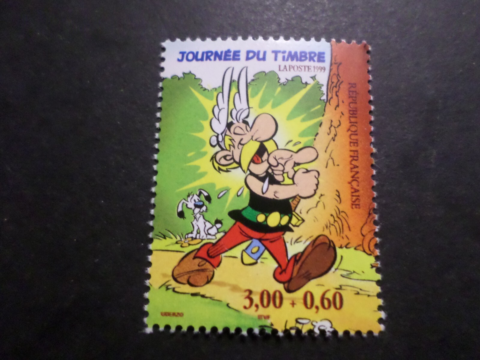 Stamp France 1999 Variety Frappe ITVF Uderzo 3228A New Asterix Comics MNH