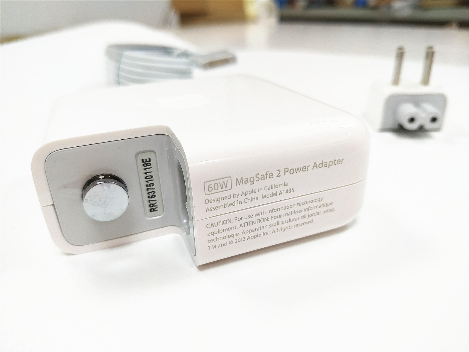 Genuine OEM 60W Magsafe 2 Adapter Charger For Apple Macbook Pro 13" A1435 A1502