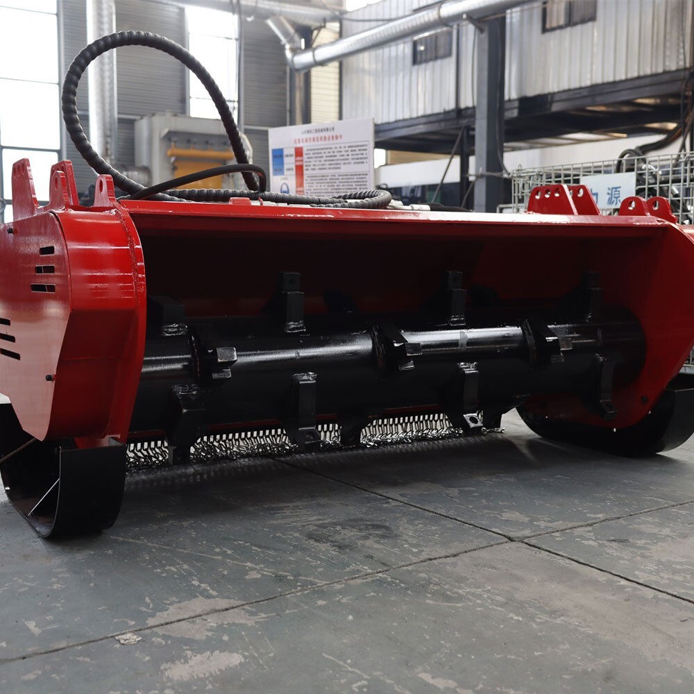 Heavy Duty Attachment 46inch Forestry Mulcher Fits Bobcat Skid Steer Loader