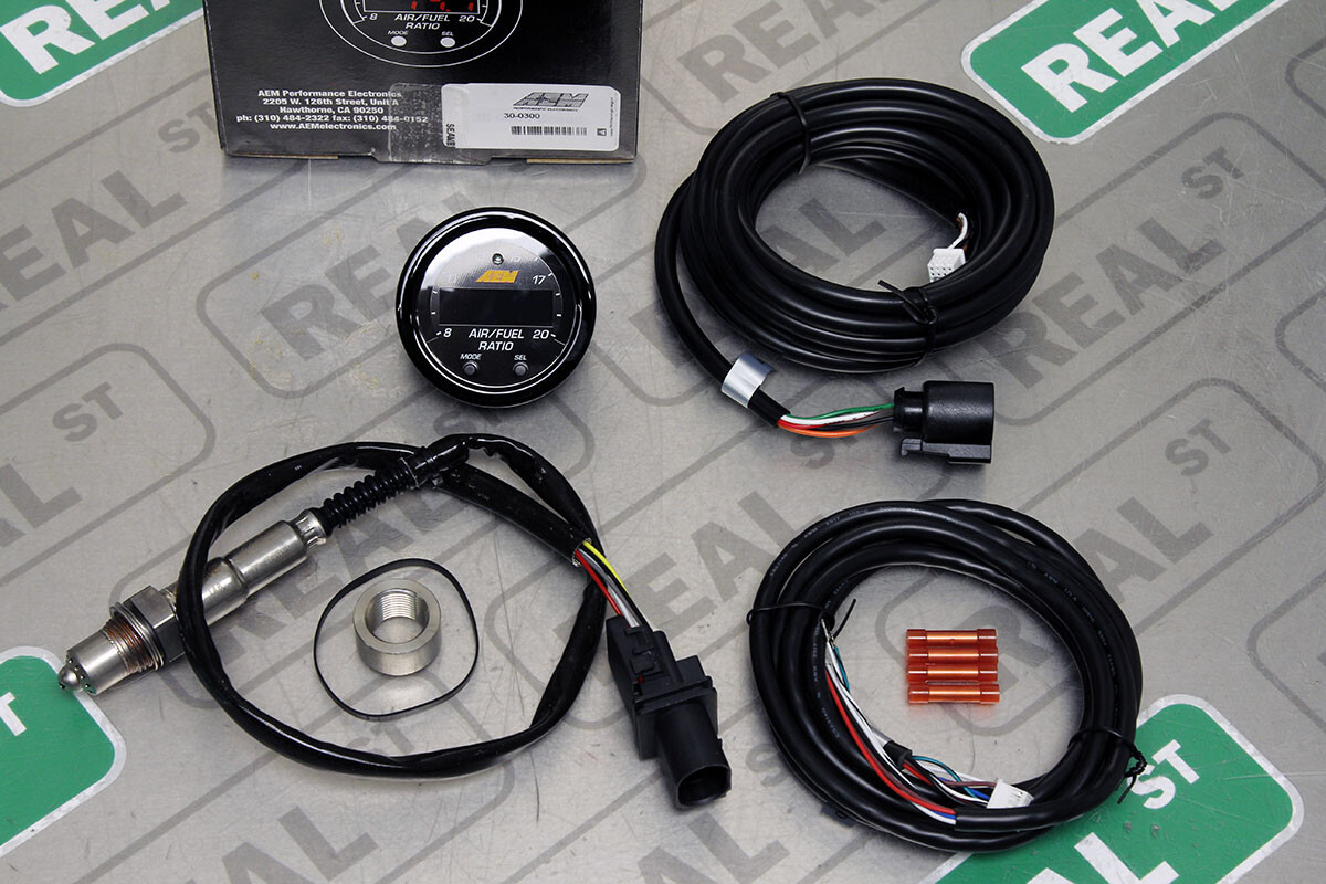 AEM X-Series Wideband Gauge A/F AF O2 Air Fuel Ratio comes with Sensor 30-0300
