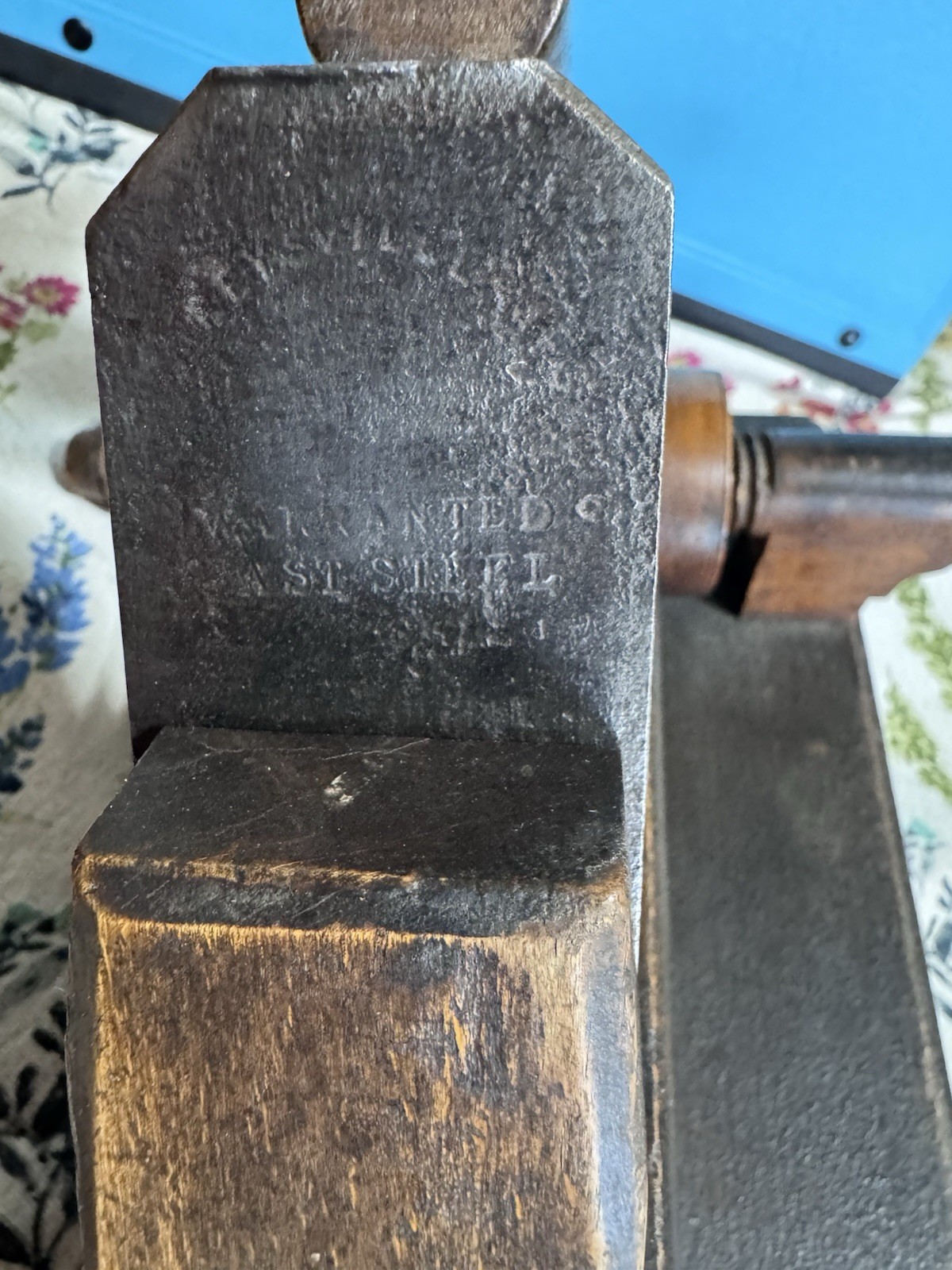 S.B.G. H. Chaplin #184 Woodworking Plane Antique Original Wooden Screws