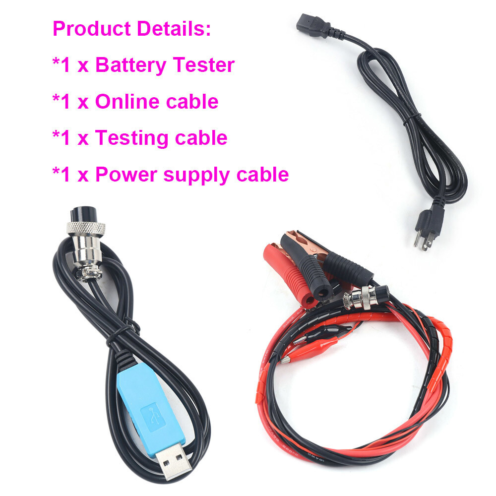 EBC-A40L 5V High Current Lithium Battery Capacity Tester 40A Manual 200W 110V