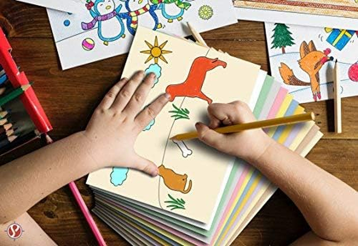 Cream Pastel Color Card Stock Paper, 67Lb Cover Medium Weight Cardstock, for Art