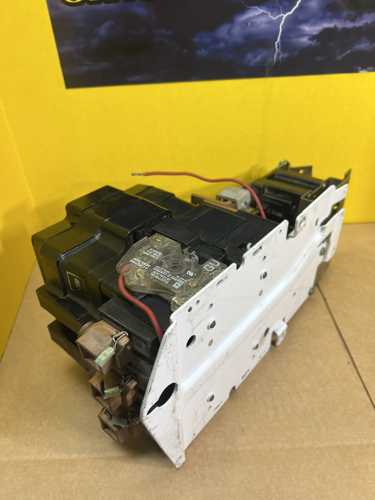 SQUARE D SIZE 4 MOTOR STARTER 600 VAC 120V COIL 100 HP