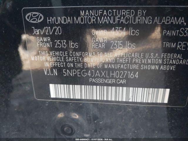 SONATA 2020 Glove Box 3175867