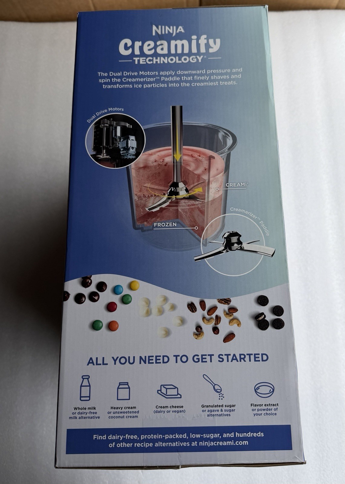 NEW Ninja CREAMi 5-in-1 Ice Cream Maker, NC300BL(Blue Lime) Sealed Box