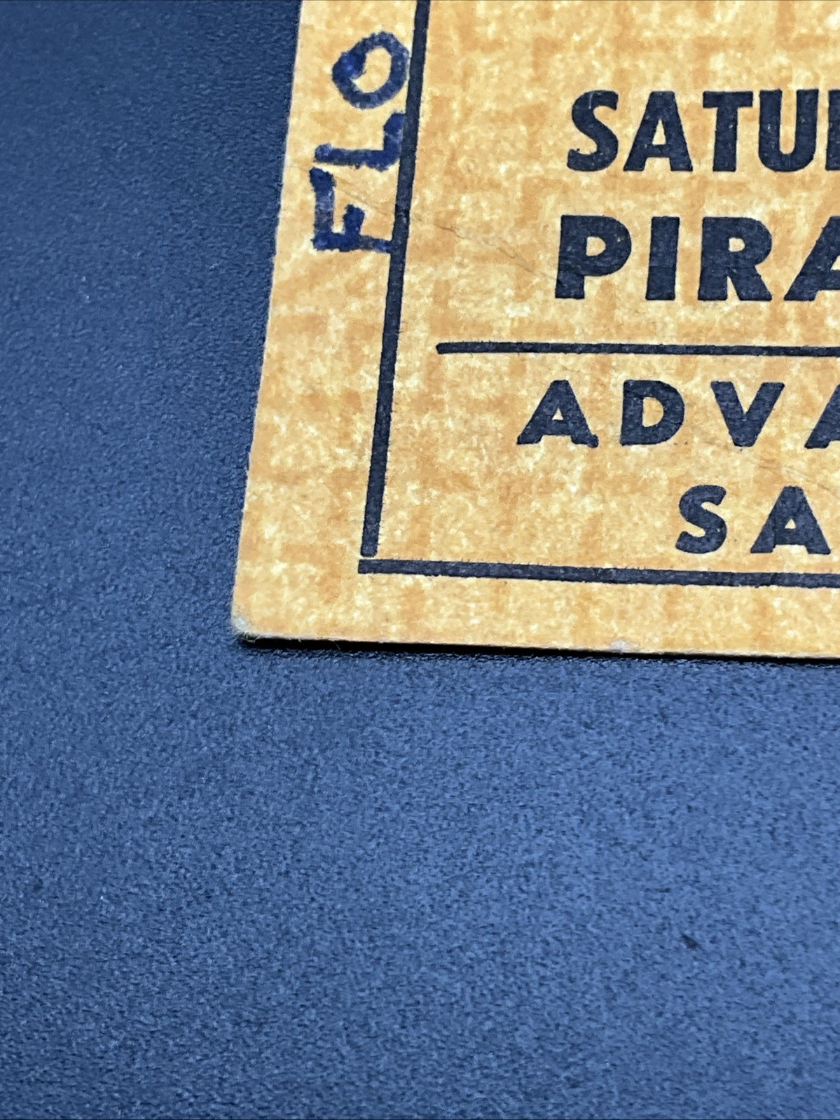 Alice Cooper 1973 Dania FL Pirates World 4/21/73 Original Concert Ticket Stub