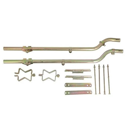 3-Bow Tractor Canopy with Frame Axle Mount 40" - White