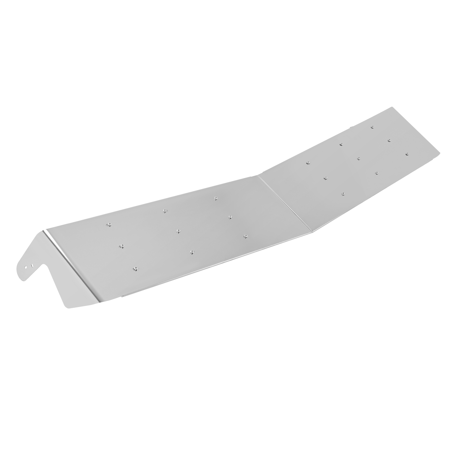 13" Drop Sun Visor For Kenworth T800/W900/T300 84-98 Windshield Stainless Steel