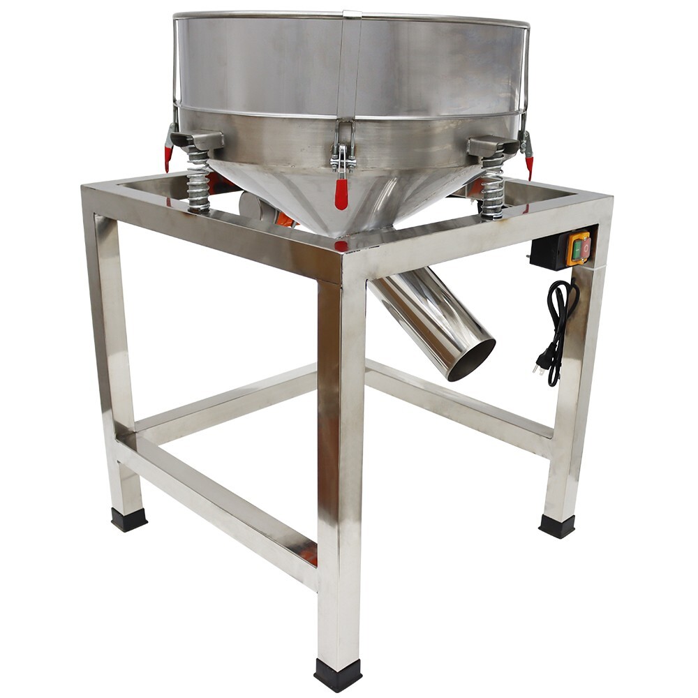 19.6in Electric Sieve Industrial Vibrating Screen Stainless Shaker 40 , 100 Mesh