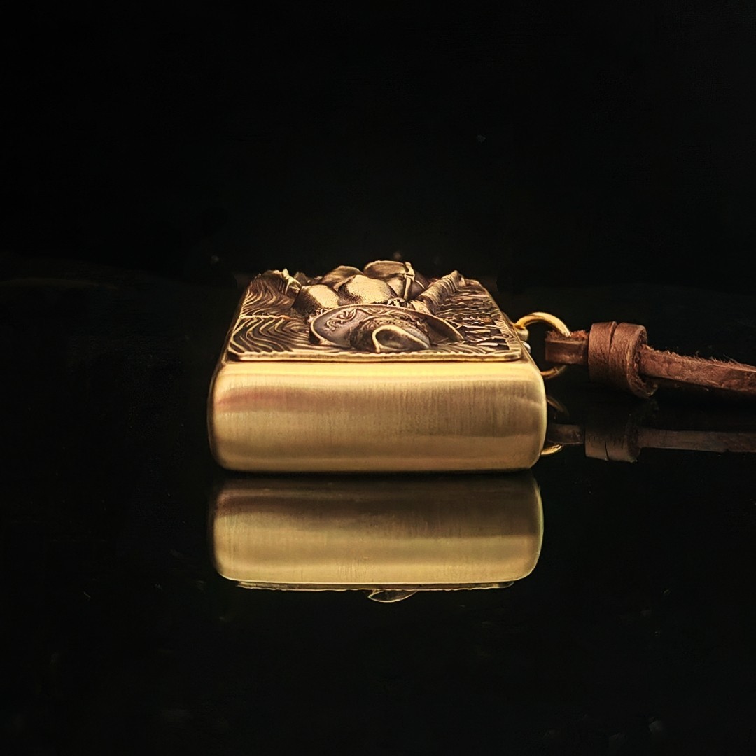 Full Body Artistic Girl Zippo Keychain Emblem Gift For Men