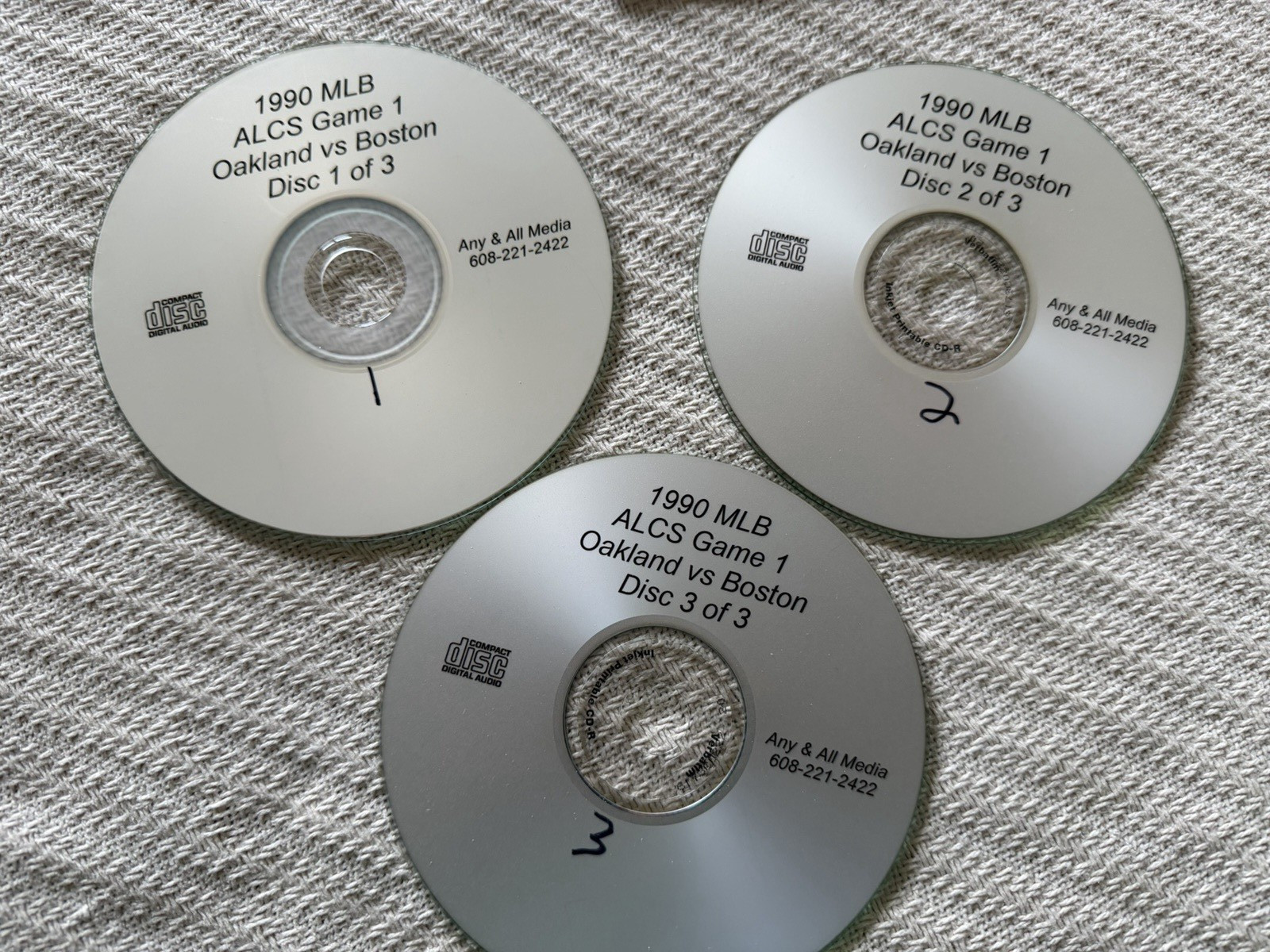 Original Oakland Athletics 1990 ACLS Game 1 Lineup Card + Tickets + More